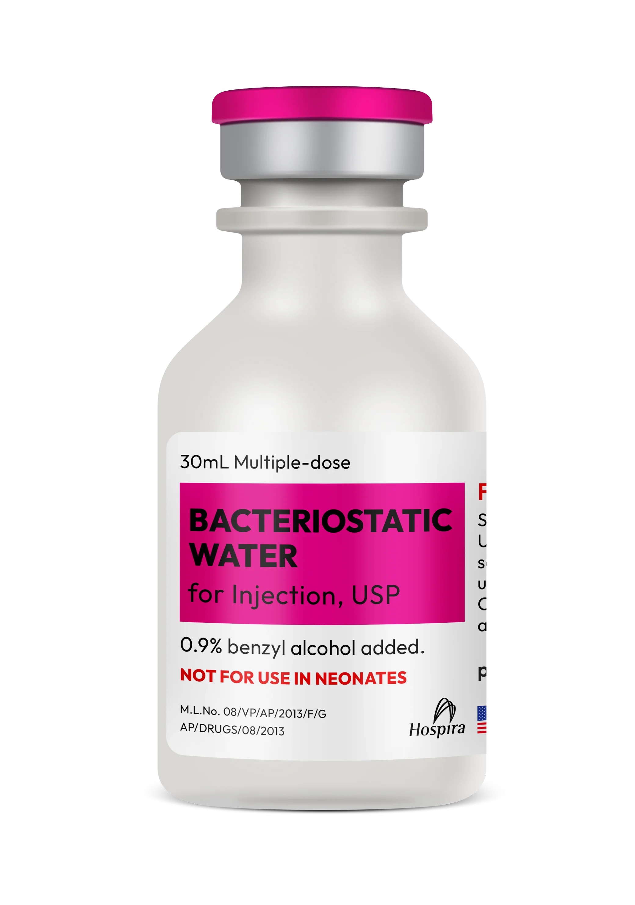 Hospira Bacteriostatic Reconstitution Water 30mL ảnh 1