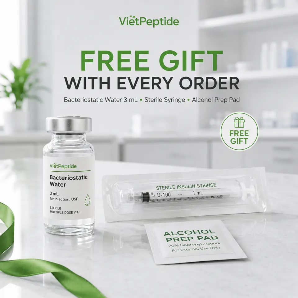 Free supplies that come with a VietPeptide order