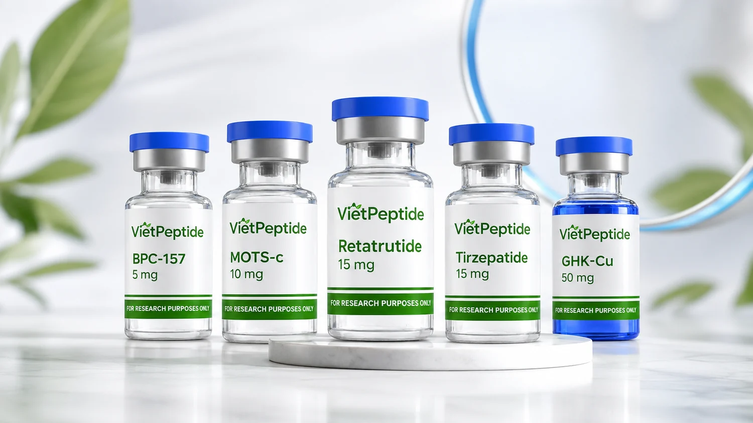 VietPeptide labeled product lineup